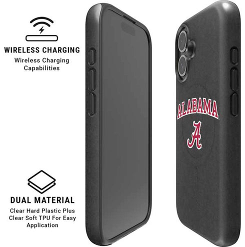 University of Alabama Logo iPhone 16 Plus Magsafe Impact Case